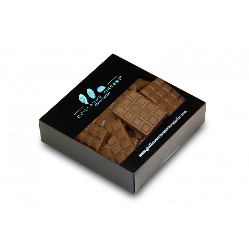 Mini Tablette Chocolat au Lait à la crème de Salidou - 100% Artisanale
