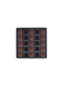 Coffret de 25 chocolats - Pralinés aux noisettes